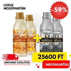 Fresini 4x Mosóparfüm Szett – Amber Bloom + Moon Wind (4.400Ft/üveg)