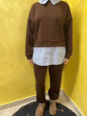 Gangstar Fashion Nyssa melegítõszett Sötétbarna - Gangstar Fashion