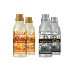 Fresini 4x Mosóparfüm Szett – Amber Bloom + Moon Wind (4.400Ft/üveg)